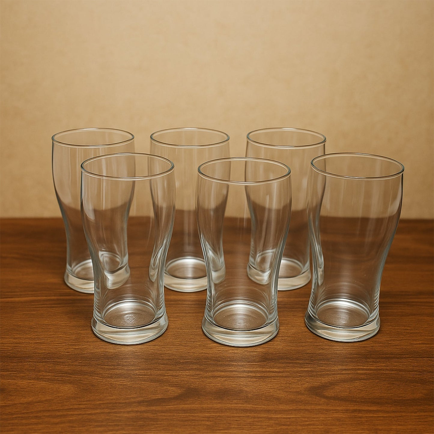 Apex Vista Unbreakable Pitcher Glass Set – 350 ML (Approx) | 6-Piece Signature kart
