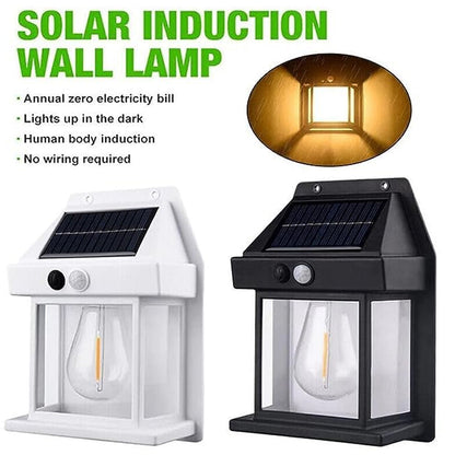 Solar Wall Lamp – Wireless Outdoor Light with Motion Sensor & 3 Modes signaturekarts