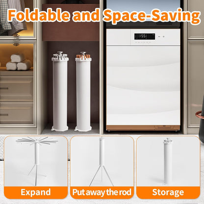 Foldable Rotary Clothes Drying Rack Stand (1 Pc) Signature Kart
