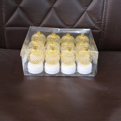 Decorative Apple Shape LED Tealight Candles (12 Pc) signaturekarts