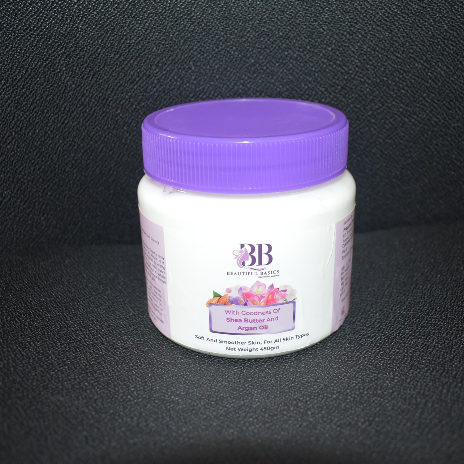 Beautiful Basics Shea Butter & Argan Oil Body Cream – 450g signaturekarts