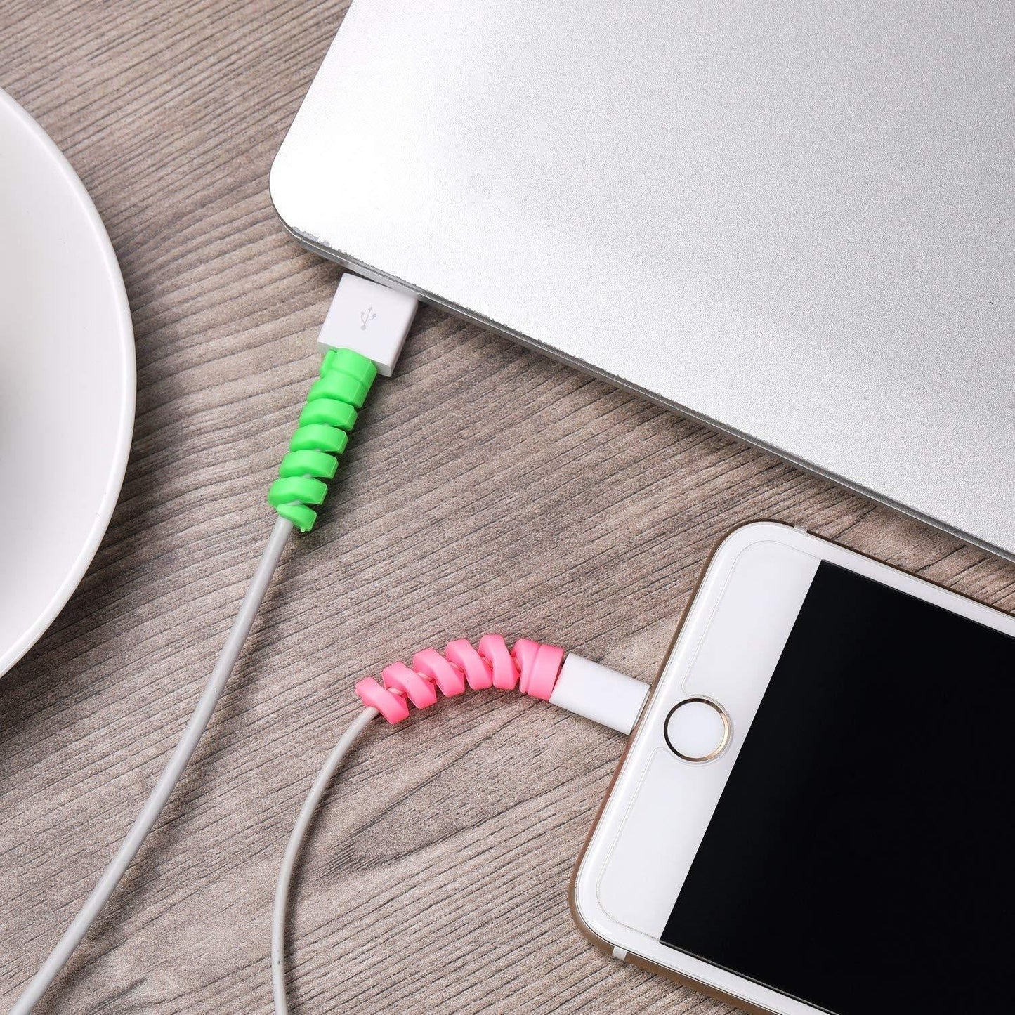 Spiral Charger Cable Protector for All Universal Cable (Pack of 10) signaturekarts