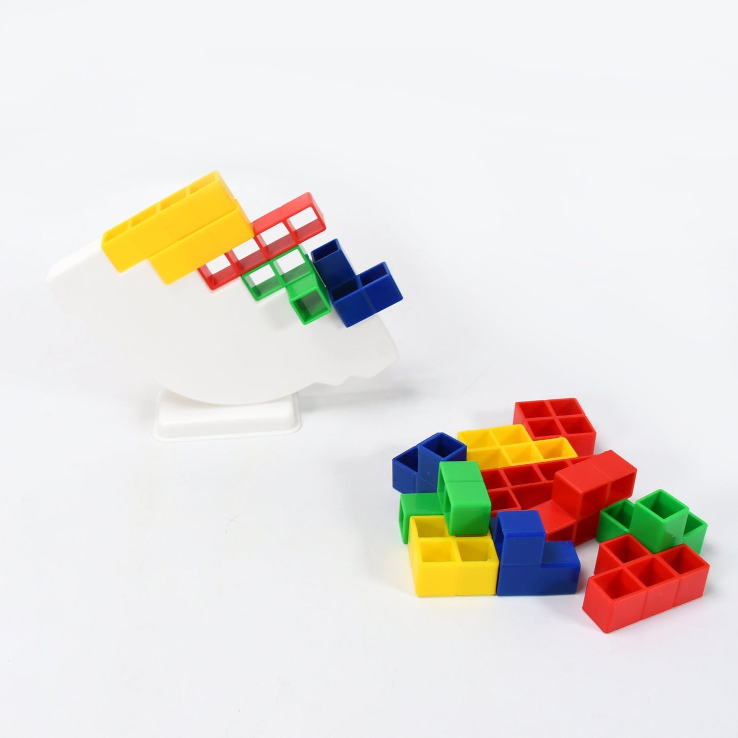 3D Tower Game, Tower Balance Game (16 Pcs Set) signaturekarts