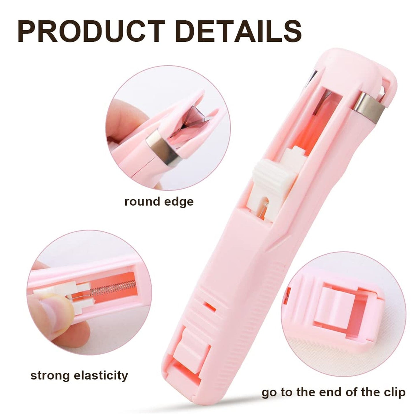 Portable Paper Clamp With 8 Pcs Clip Dispenser Handheld Paper Fast Clam (1 Set) Signaturekarts