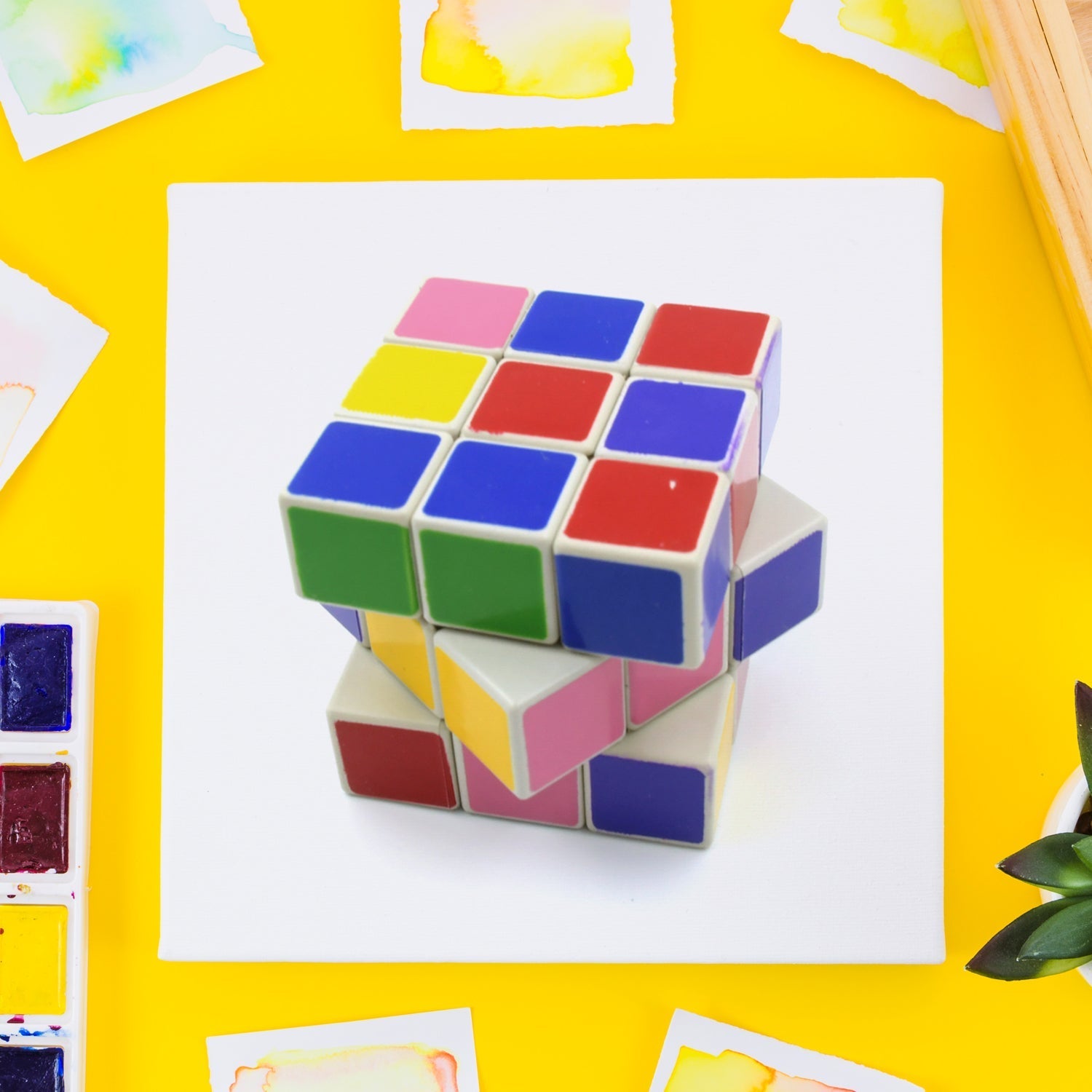 3x3x3 Cube Solving Kit - Includes Cuberubix cube (1 Pc ) signaturekarts