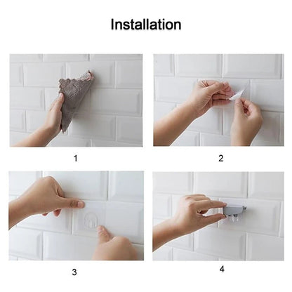 Punch-Free Wall Hanging Knife Holder – Kitchen Storage Rack (1 Pc) signaturekarts