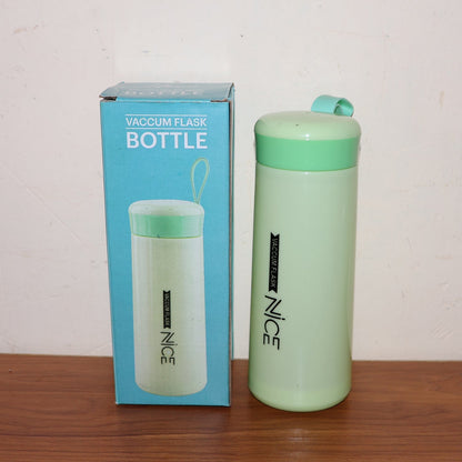 Leak-Proof Plastic Vaccum Flask - (Green Color / 1 Pc / 400ML) signaturekarts
