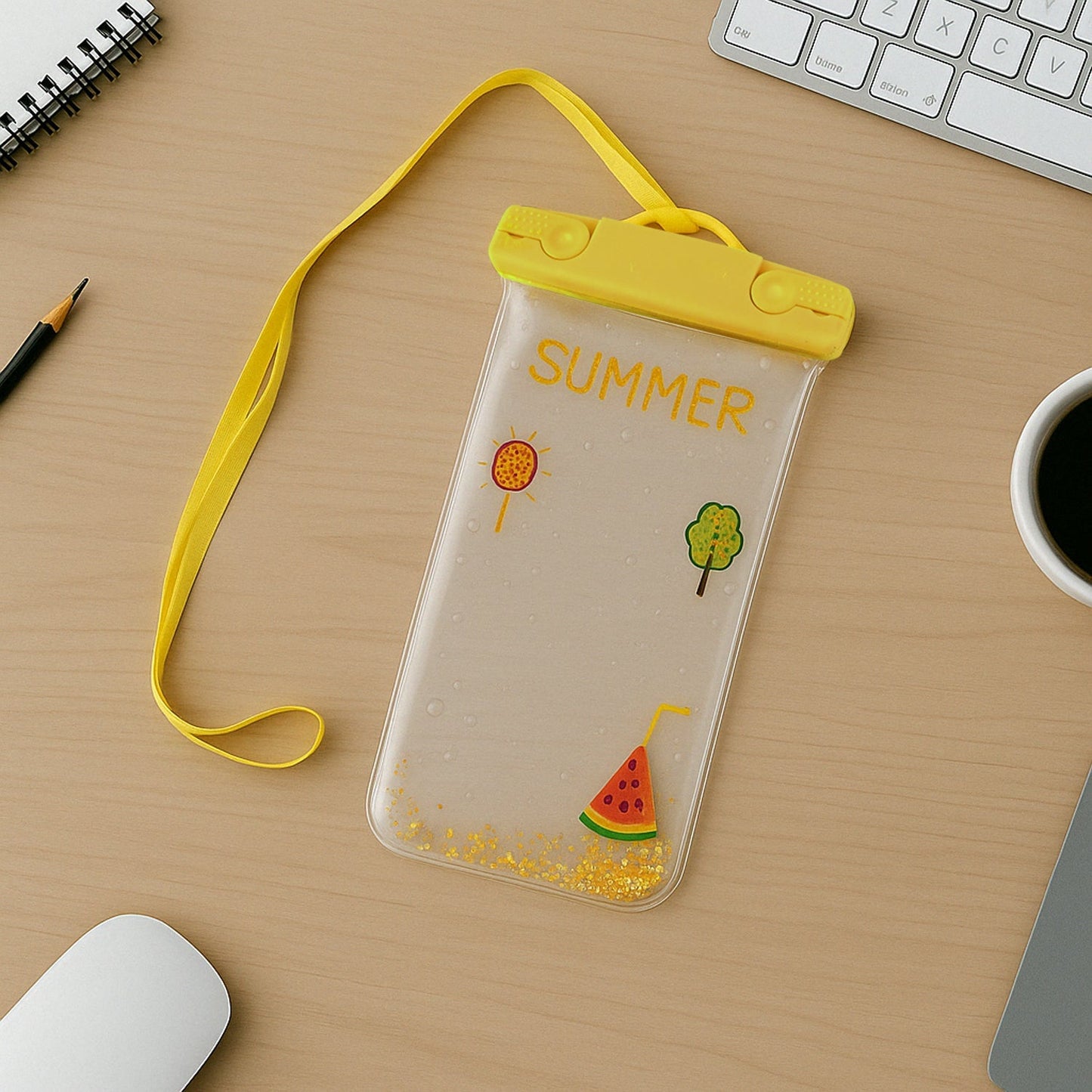 Waterproof Phone Pouch with Belt for All Android & iPhone Models (Mix Color) signaturekarts