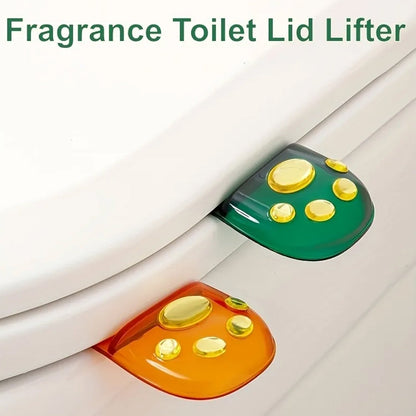 Fragrance Toilet Cap / Lid Lifter Toilet Seat Cover (2 Pc Set) Signaturekarts