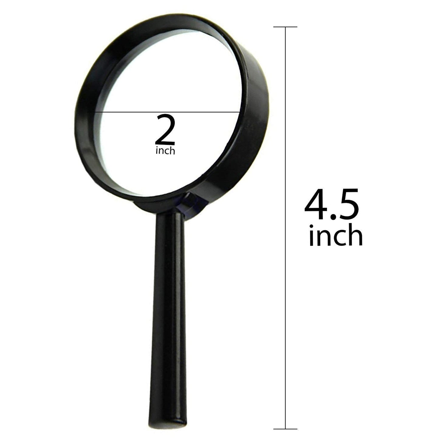 Real Glass Magnifying Lens for Reading, Breakage-Proof (50 mm) signaturekarts