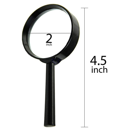 Real Glass Magnifying Lens for Reading, Breakage-Proof (50 mm) signaturekarts