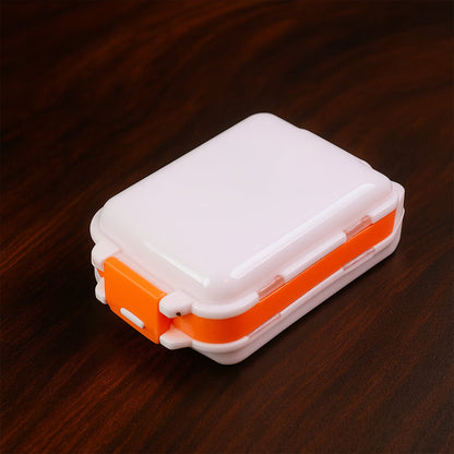 Portable Dual-Sided Pill Organizer Box (1 Pc) signaturekarts