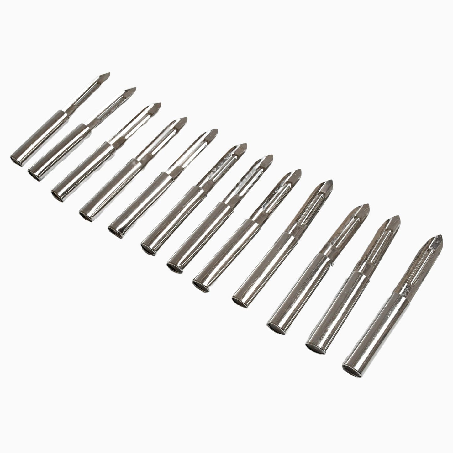 Stainless Steel Peeler Set – Multi-Purpose Handle for Peeling & Shredding(12 Pc) signaturekarts