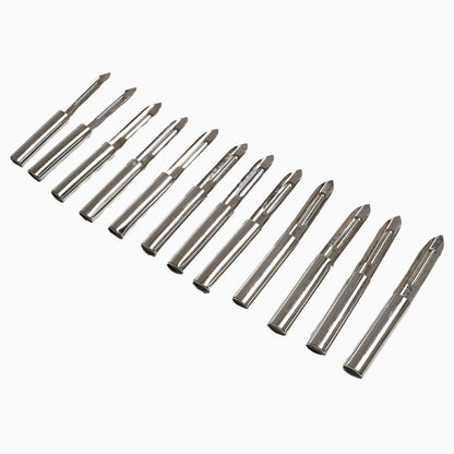 Stainless Steel Peeler Set – Multi-Purpose Handle for Peeling & Shredding(12 Pc) signaturekarts