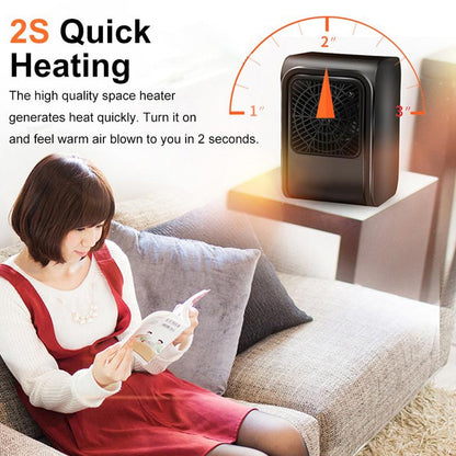 Room Heater 220V Brown Box Heater with Plug for Office & Bedroom Use signaturekarts