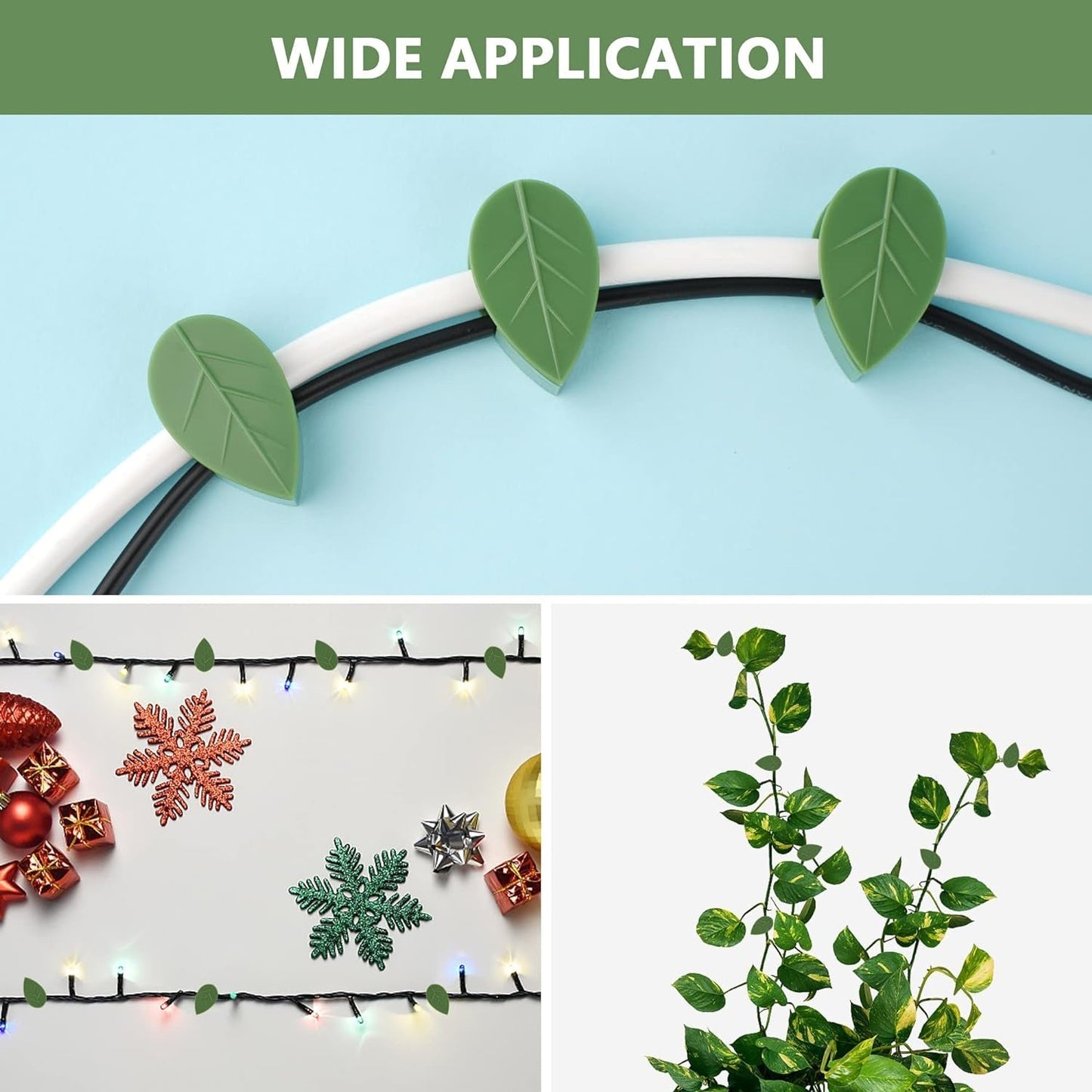 Plant Climbing Wall Clip,Self-Adhesive Vines Support Hooks for Indoor & Outdoor (10 Pcs Set) signaturekarts