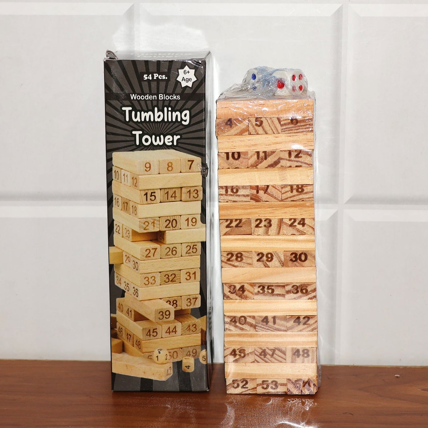 Wooden Tumbling Tower Game - (Set) signaturekarts