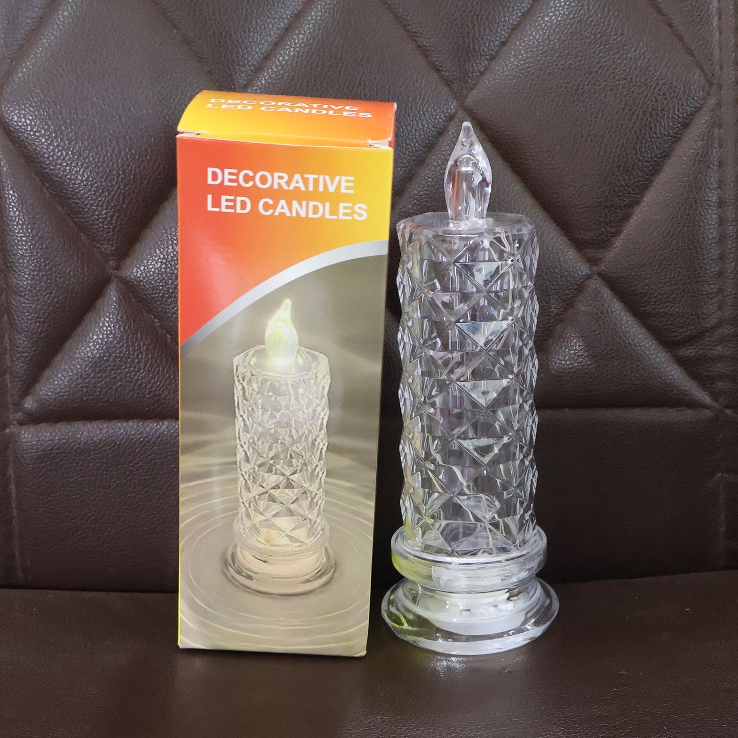 Decorative LED Crystal Candle Light (1 Pc) signaturekarts