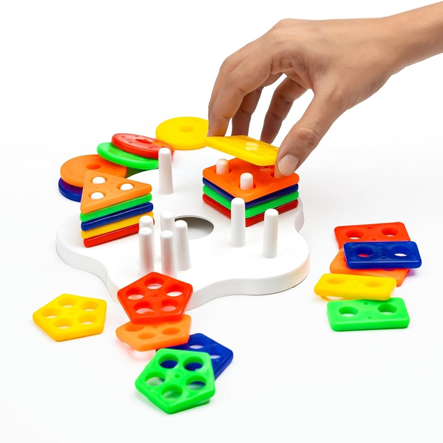 Geometric Stacking Sorter Puzzle Toy The Morsignaturekarts