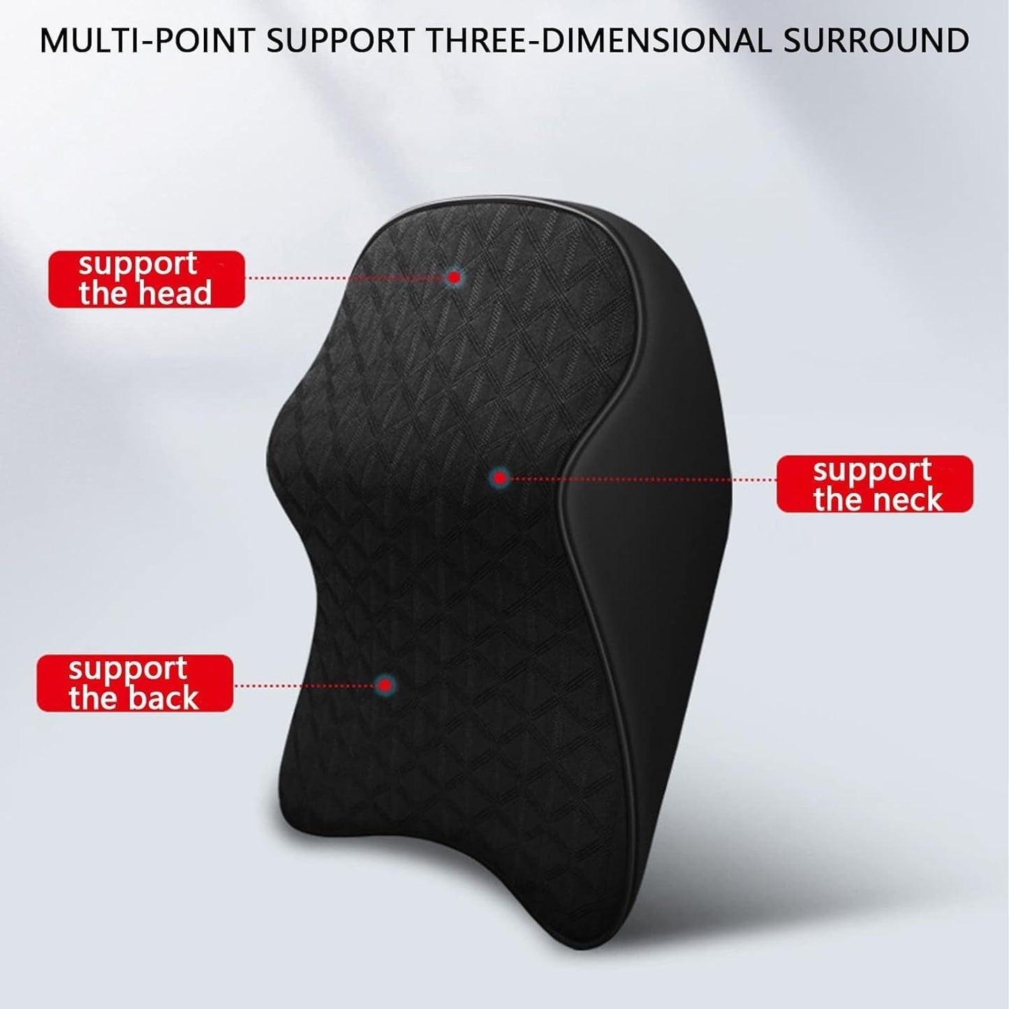 Ergonomic Car Seat Headrest Neck Support Cushion (1 Pc) The Morsignaturekarts