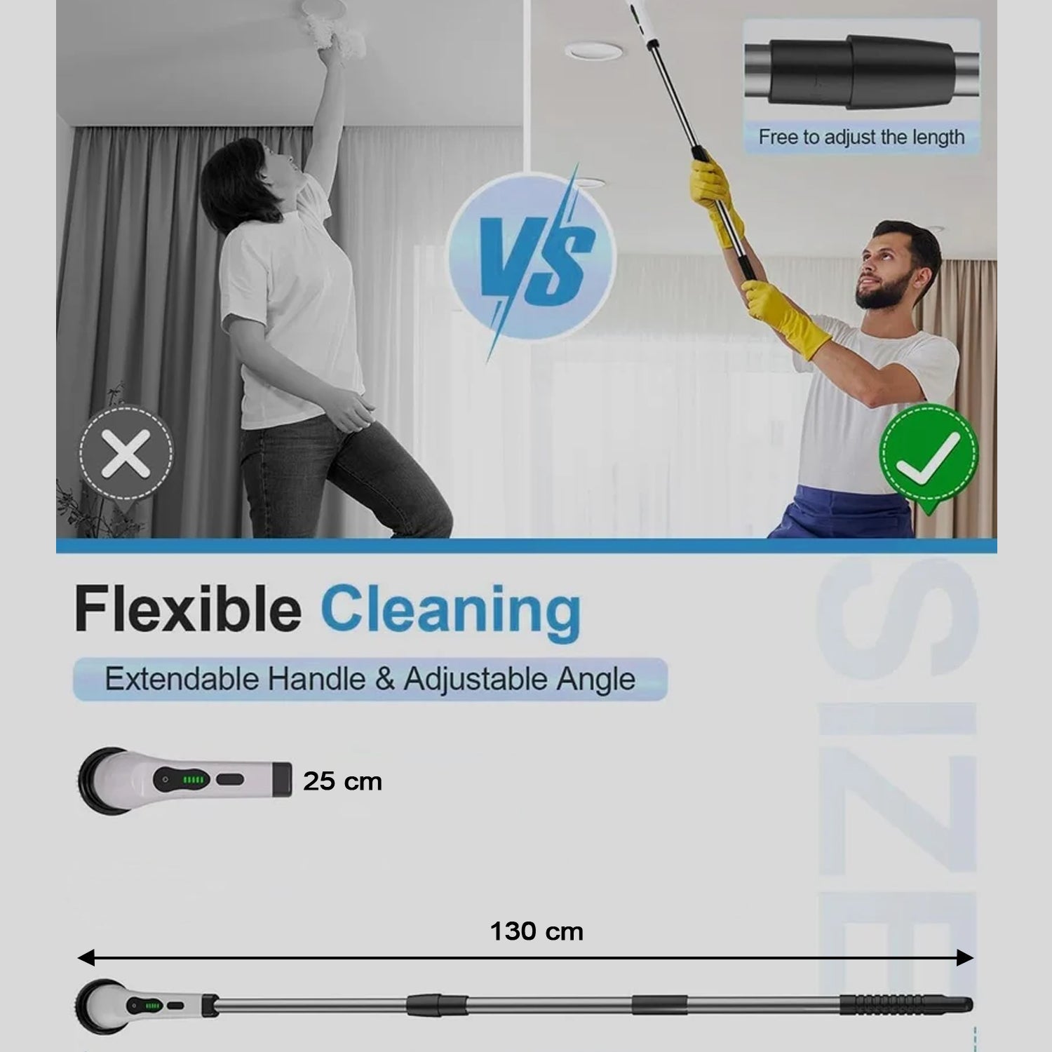 9-in-1 Electric Spin Scrubber - (1 Set) signaturekarts