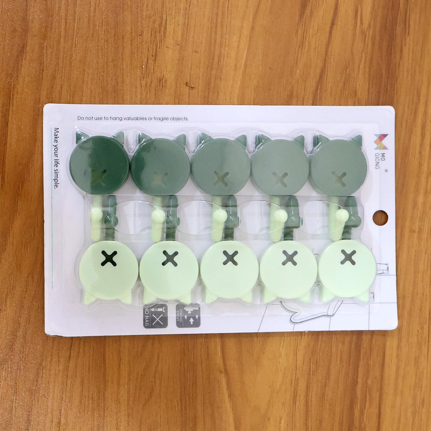 Self Adhesive Round Wall Hooks (10 Pc) signaturekarts