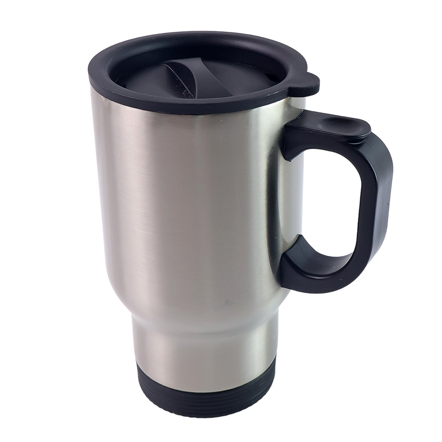 Stainless Steel Vacuum Glass Insulated Glass Coffee Cups, Tumbler (With Lid & Handle / 1 pc) signaturekarts