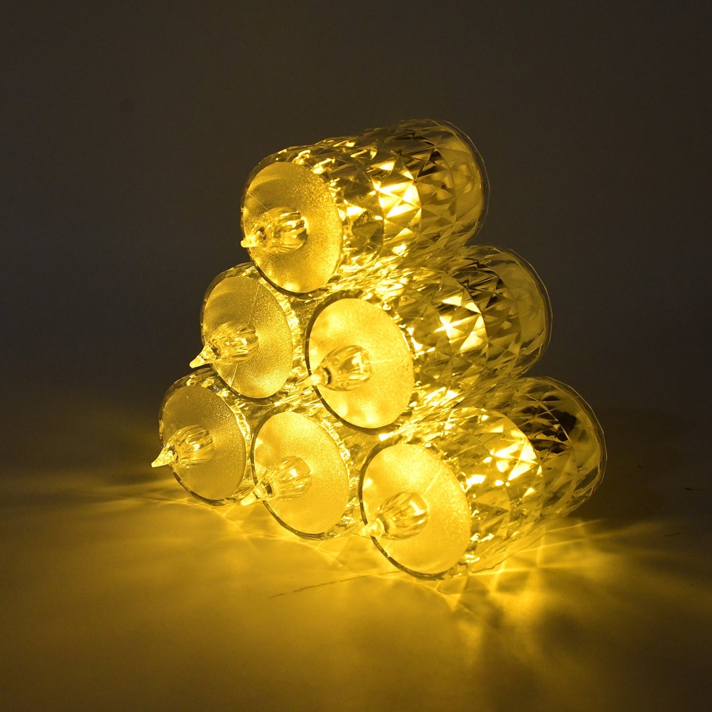 LED Crystal Effect Flameless Candle Light Set (5 Pc) signaturekarts
