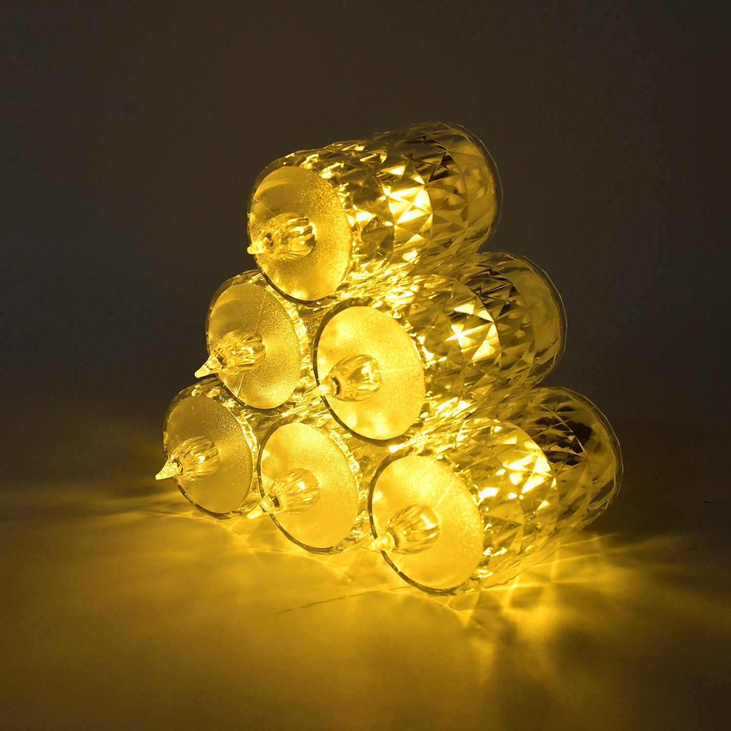 LED Crystal Effect Flameless Candle Light Set (5 Pc) signaturekarts