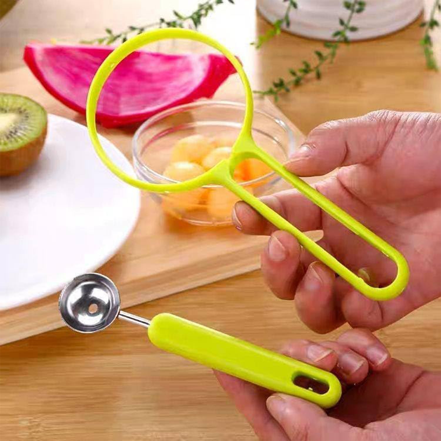 2-in-1 Fruit Peeler & Baller for Avocado & Watermelon (1 Pc, Kitchen) signaturekarts