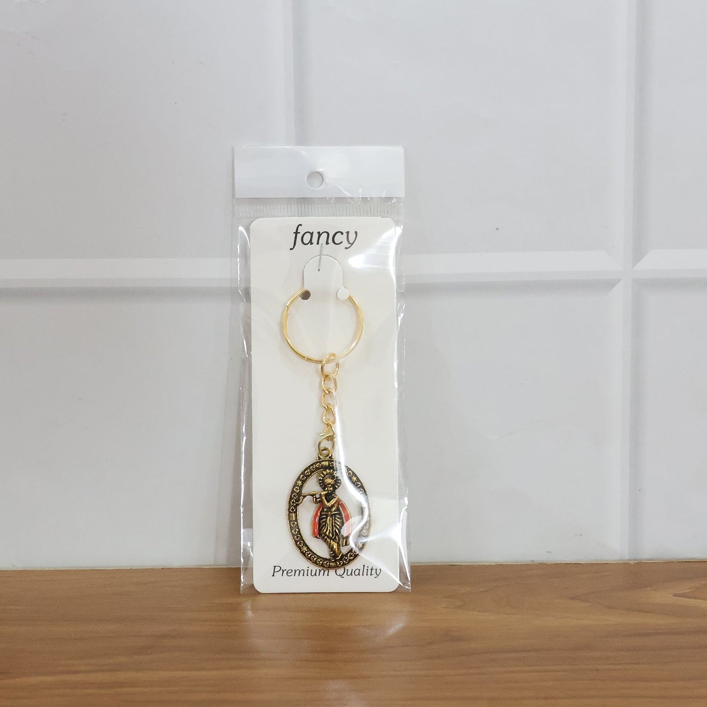 Metal Traditional Decorative Lord Krishna Keychain (1 Pc) The Morsignaturekarts