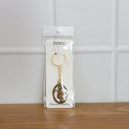 Metal Traditional Decorative Lord Krishna Keychain (1 Pc) The Morsignaturekarts