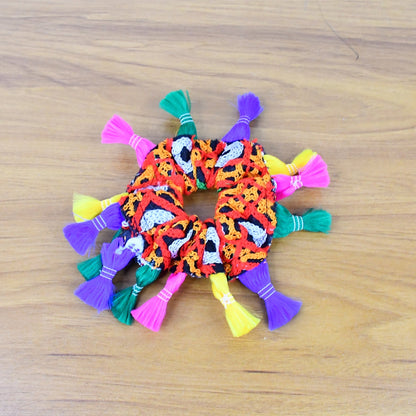 Traditional Multicolor Navratri Hair Bun (1 Pc) signaturekarts