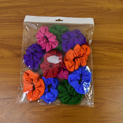 Set of 12 Premium Elastic Hair band Stylish Hair Accessories signaturekarts