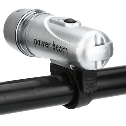 Power Beam LED Bicycle Headlight - (1 Pc) signaturekarts