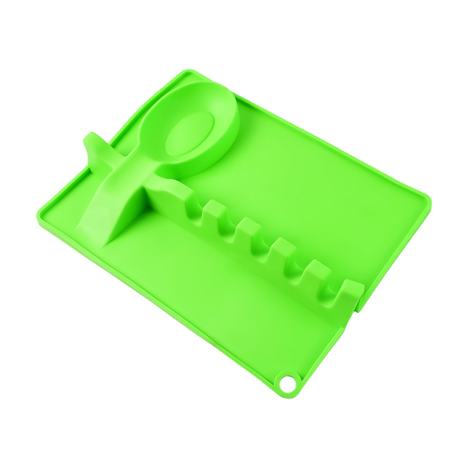 4-Slots Silicone Multifunctional Spoon Holders Fork Spatula Rack (1 Pc) Signaturekarts