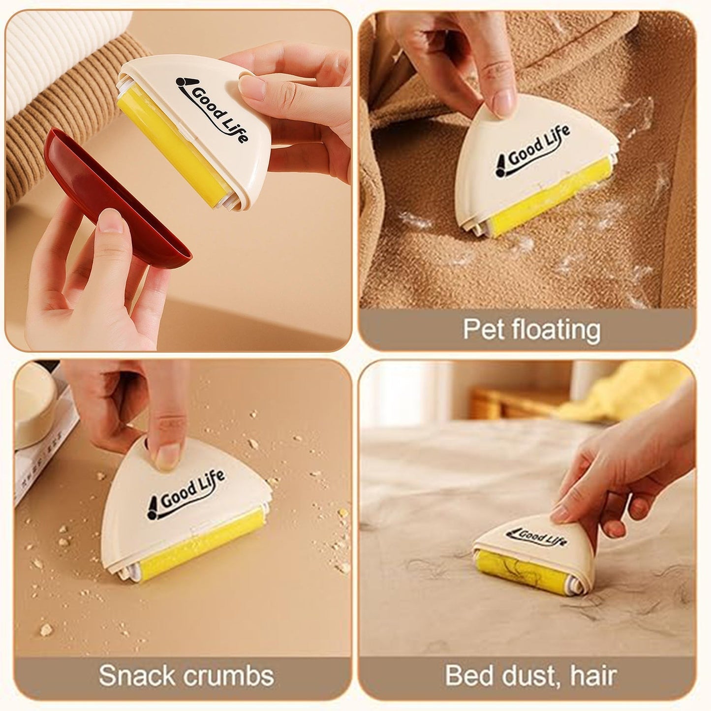 Small Lint Roller | Reusable Lint Roller Pet, Multifunctional Portable Lint Roller Signature kart