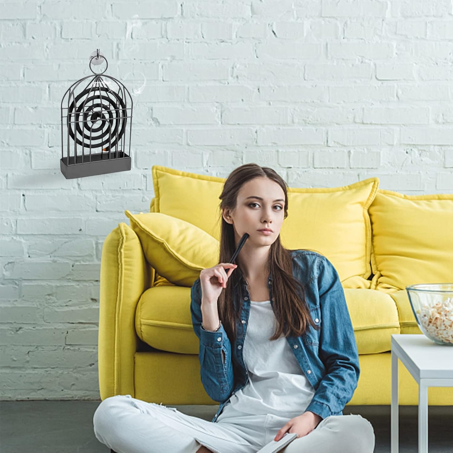 Mosquito Coil Holder, Vintage Style Durable Household Mosquito coil Stand Office Home Your Brand