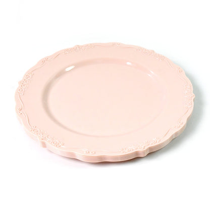 Plastic Dinner Plates Wedding Birthday Party Tableware Supplies (6 Pcs Set) Signaturekarts