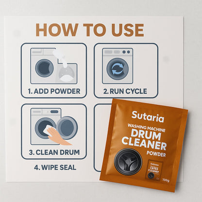 Washing Machine Drum Cleaner Powder – 100g Signature kart