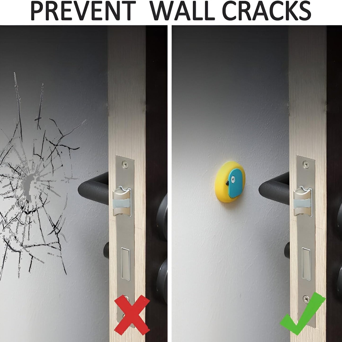 Cute Cartoon & Fruit Design Wall Door Stopper Bumper  (1 Pc, Mix Design) The Morsignaturekarts