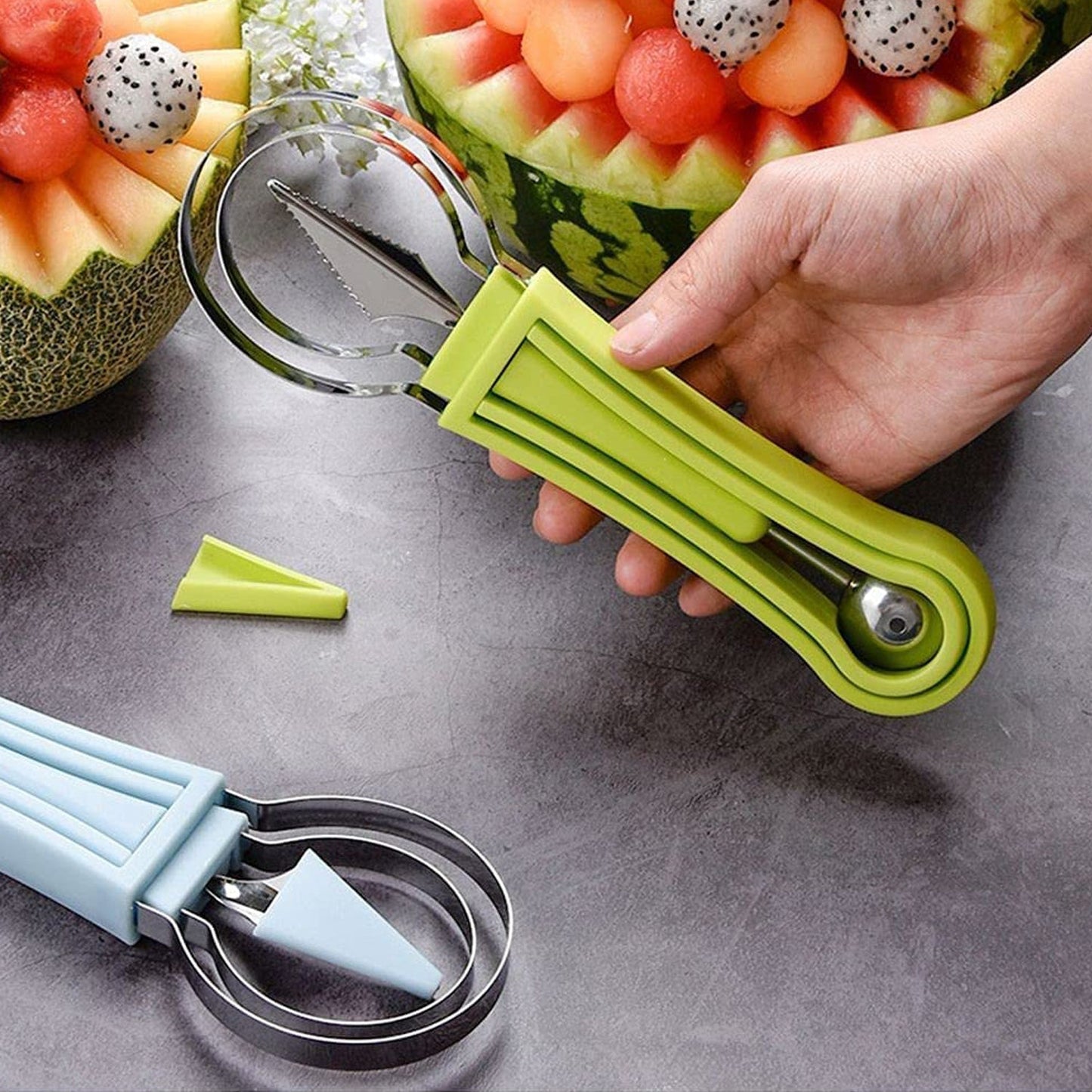 4-in-1 Stainless Steel Fruit Baller & Scooper Signaturekarts