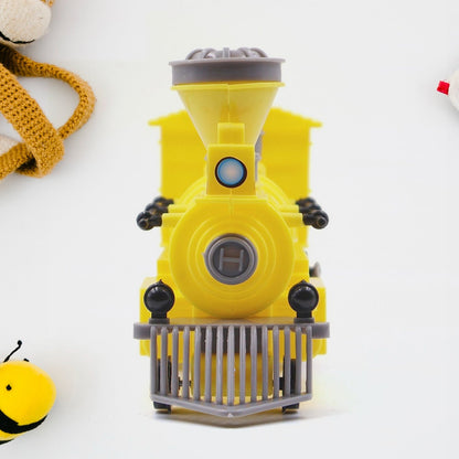 Pull and Go Train with Light Plastic String Pull Back Train (1 Pc / Mix Color) Signaturekarts