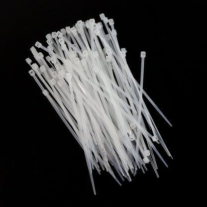 3×100 MM Nylon Self-Locking Cable Ties – Heavy Duty Zip Wire Tie (100 Pc) Your Brand