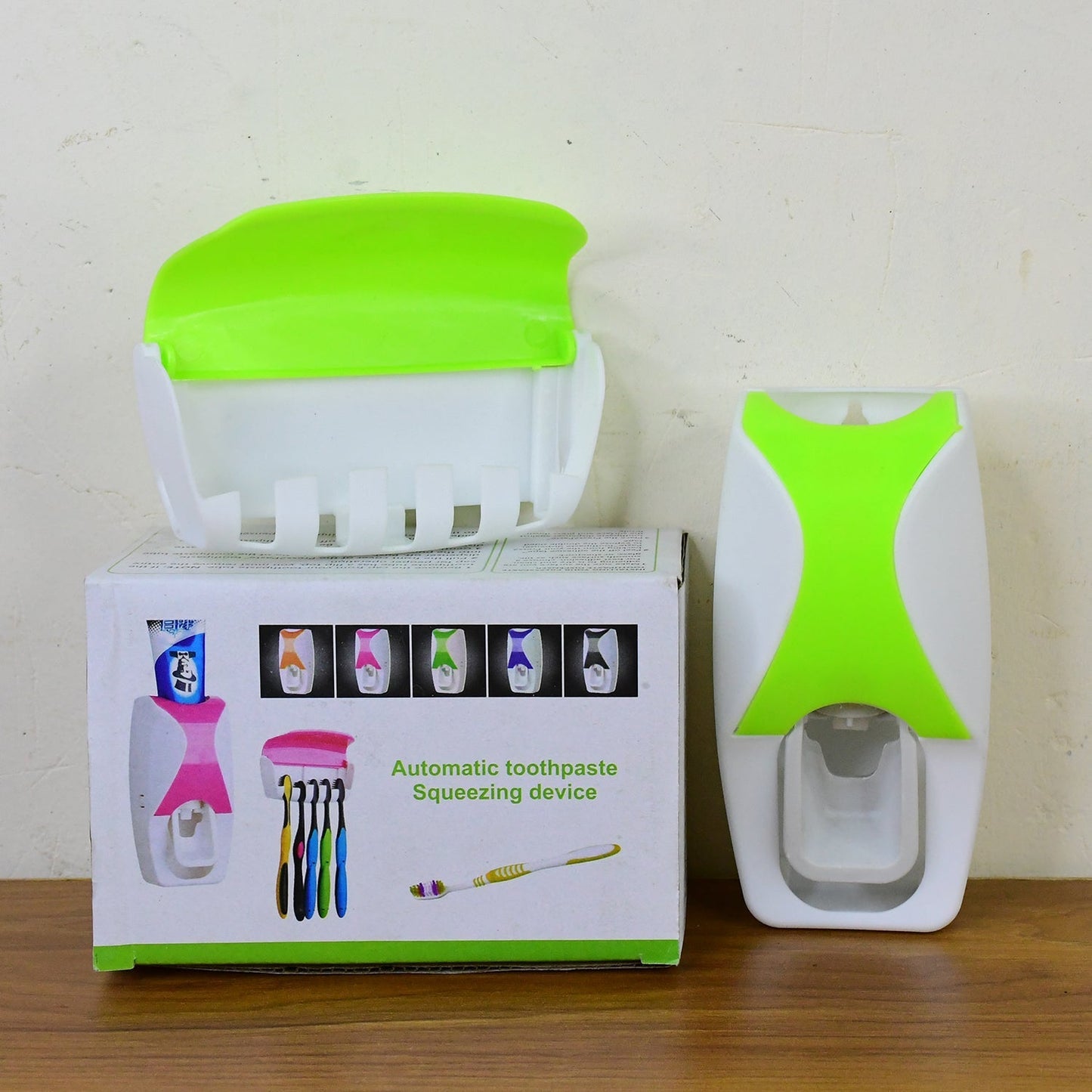 Toothpaste Dispenser & Tooth Brush with Toothbrush Signature Kart