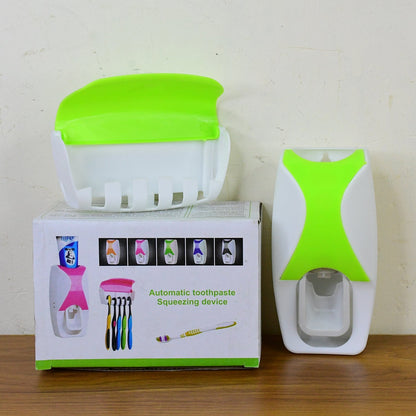 Toothpaste Dispenser & Tooth Brush with Toothbrush Signature Kart