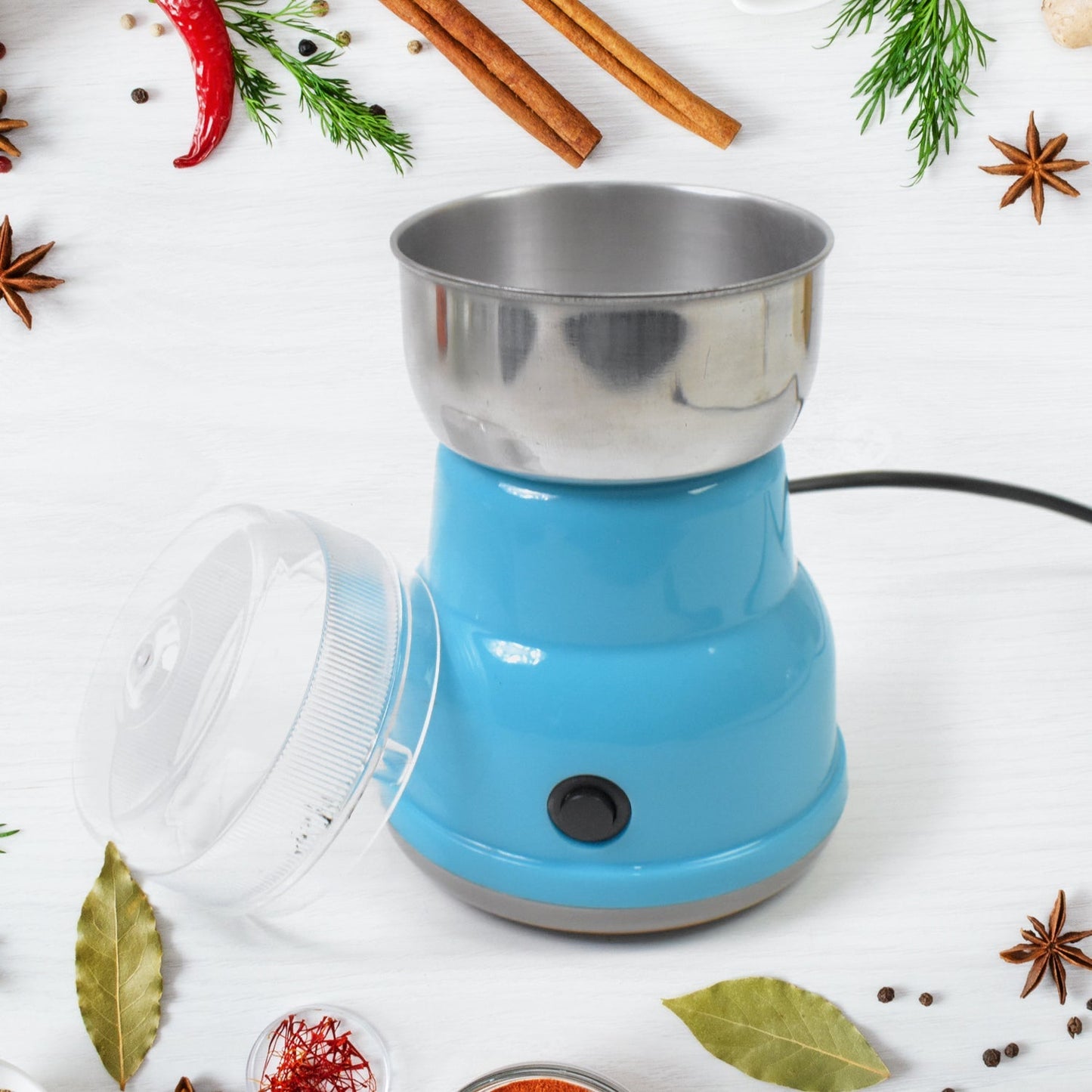 Multi Function Electric Small Food Grinder Grain Grinder (100-200w / 2 Blade / 1 Pc) Signaturekarts