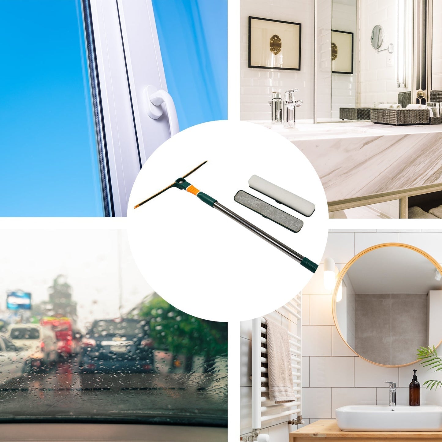 3-in-1 Glass Wiper – Multi-Surface Cleaner for Home & Office signaturekarts