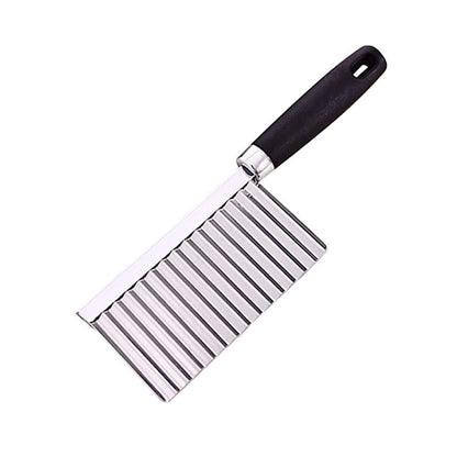 Stainless Steel Crinkle Cutter Knife for Salad and Vegetables Your Brand