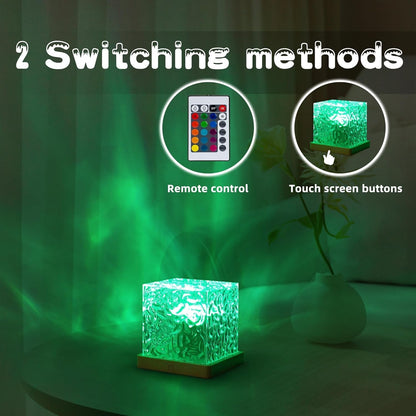 Ocean Wave Projector Lamp – 3D Water Wave LED Night Light with Remote Signaturekarts